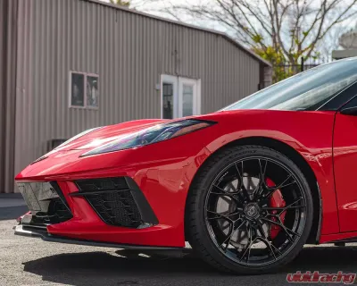 VR Forged D01 Wheel Set Corvette C8 20x9.5 21x12.5 Gloss Black - VRF-D01-C8-GBLK