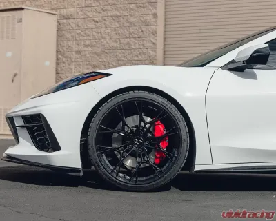VR Forged D01 Wheel Set Corvette C8 20x9.5 21x12.5 Gloss Black - VRF-D01-C8-GBLK