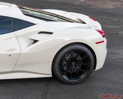VR Forged D01 Wheel Set Ferrari 488 20x9.0 21x12 Matte Black - VRF-D01-488-MBLK