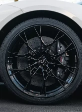 VR Forged D01 Wheel Set Ferrari 488 20x9.0 21x12 Matte Black                                     - VRF-D01-488-MBLK - Image 9