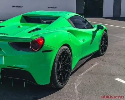 VR Forged D01 Wheel Set Ferrari 488 20x9.0 21x12 Matte Black - VRF-D01-488-MBLK