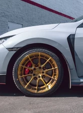 VR Forged D03-R Wheel Set Honda Civic Type-R FK8 | FL5 18x9.5 Brushed Gold                                     - VRF-D03R-CTR-BRSG - Image 9