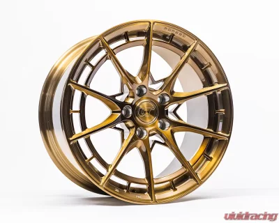 VR Forged D03-R Wheel Brushed Gold 18x9.5 +45mm 5x120 - VR-D03R-1895-45-5120-BRSG