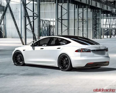 VR Forged D03-R Wheel Set Tesla Model S Plaid 21x9.5 21x10.5 Gloss Black - VRF-D03R-TESPD-GBLK