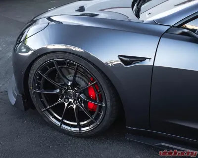 VR Forged D03-R Wheel Set Tesla Model 3 | Model Y 20x9.0 Gunmetal - VRF-D03R-TES3-GM