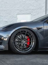 VR Forged D03-R Wheel Set Tesla Model 3 | Model Y 20x9.0 Gunmetal                                     - VRF-D03R-TES3-GM - Image 10