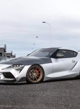 VR Forged D03-R Wheel Set Toyota Supra MK5 19x9.5 19x10.5 Satin Bronze                                     - VRF-D03R-A90-19-SBZ - Image 4