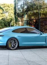 VR Forged D04 Wheel Set Porsche Taycan | Audi e-Tron GT 21x9.5 21x11.5 Gunmetal                                     - VRF-D04-TAY-GM - Image 5