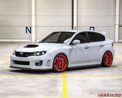 VR Forged D04 Wheel Brushed Red 18x9.5 +40mm 5x114.3 - VR-D04-1895-40-51143-GRD