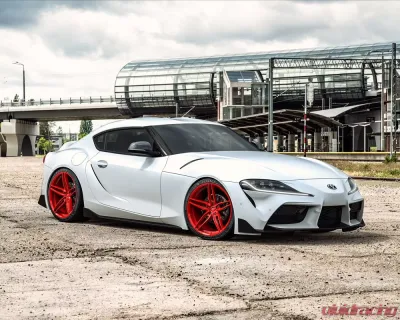VR Forged D10 Wheel Brushed Red 20x9.5 +37mm 5x112 - VR-D10-2095-37-5112-GRD