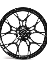 VR Forged D01 Wheel Set Corvette C8 20x9.5 21x12.5 Gloss Black                                     - VRF-D01-C8-GBLK - Image 2