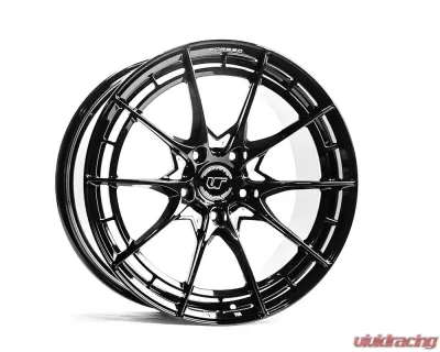 VR Forged D03-R Wheel Set Porsche 991 Turbo 20x9.0 20x12.0 Gloss Black - VRF-D03R-991T-20-GBLK