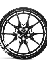 VR Forged D03-R Wheel Set Tesla Model S Plaid 21x9.5 21x10.5 Gloss Black                                     - VRF-D03R-TESPD-GBLK - Image 2