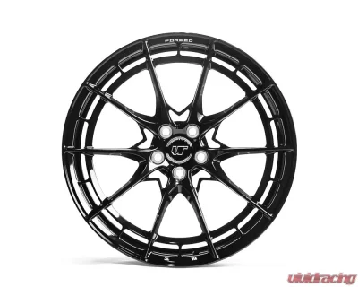 VR Forged D03-R Wheel Set Tesla Model S Plaid 21x9.5 21x10.5 Gloss Black - VRF-D03R-TESPD-GBLK