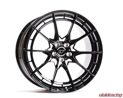 VR Forged D03-R Wheel Set Tesla Model S Plaid 21x9.5 21x10.5 Gloss Black - VRF-D03R-TESPD-GBLK