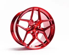 VR Forged D04 Wheel Brushed Red 18x9.5 +40mm 5x114.3