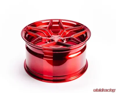 VR Forged D04 Wheel Brushed Red 18x9.5 +40mm 5x114.3 - VR-D04-1895-40-51143-GRD