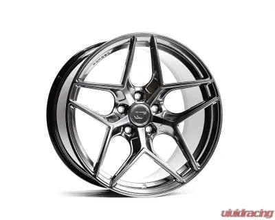 VR Forged D04 Wheel Hyper Black 19x10.5 +44mm 5x120 - VR-D04-19105-44-5120-HBLK