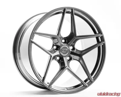VR Forged D04 Wheel Set Porsche Taycan | Audi e-Tron GT 21x9.5 21x11.5 Gunmetal - VRF-D04-TAY-GM