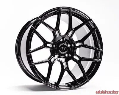 VR Forged D09 Wheel Set Corvette C6 C7 Z06 19x10 20x12.5 Gloss Black - VRF-D09-C7Z06-GBLK