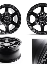 VR Forged D14 Wheel Set Chevrolet Silverado HD 2500 | 3500 18x9 Matte Black                                     - VRF-D14-HDSILV-MBLK - Image 5