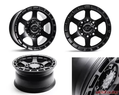 VR Forged D14 Wheel Set Chevrolet Silverado HD 2500 | 3500 18x9 Matte Black - VRF-D14-HDSILV-MBLK