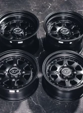 VR Forged D15 Wheel Set for Dunes Polaris RZR 15x7 15x10 Matte Black                                     - VRF-D15-RZR-STG-MBLK - Image 7