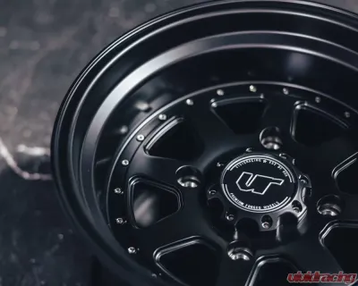 VR Forged D15 Wheel Set for Dunes Polaris RZR 15x7 15x10 Matte Black - VRF-D15-RZR-STG-MBLK