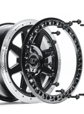 VR Forged D15 Wheel Beadlock Matte Black 15x6.0 +38mm 5x114.3                                     - VR-D15-1560-38-51143-MBLK - Image 4