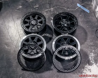 VR Forged D15 Wheel Set Beadlock Polaris RZR Pro R 15x6 Matte Black - VRF-D15-RZRPR-SQ-MBLK