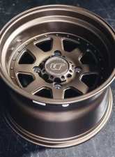 VR Forged D15 Wheel Set for Dunes Polaris RZR 15x7 15x10 Satin Bronze                                     - VRF-D15-RZR-STG-SBZ - Image 8