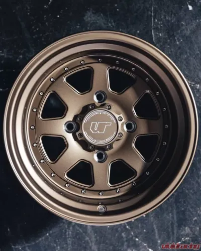 VR Forged D15 Wheel Set for Dunes Polaris RZR 15x7 15x10 Satin Bronze - VRF-D15-RZR-STG-SBZ