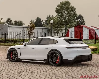 VR Forged D03 Wheel Set Porsche Taycan | Audi e-Tron GT 21x9.5 21x11.5 Matte Black - VRF-D03-TAY-MBLK