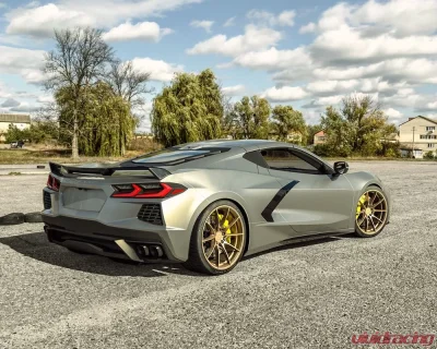 VR Forged D03 Wheel Set Corvette C8 20x9.5 21x12.5 Satin Bronze - VRF-D03-C8-SBZ