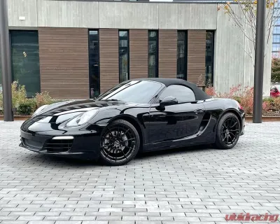 VR Forged D03-R Wheel Set Porsche 987 | 981 | 718 Boxster Cayman 20x8.5 20x10 Gloss Black - VRF-D03R-718-20-GBLK