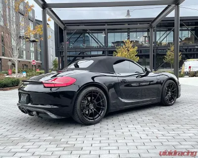 VR Forged D03-R Wheel Set Porsche 987 | 981 | 718 Boxster Cayman 20x8.5 20x10 Gloss Black - VRF-D03R-718-20-GBLK