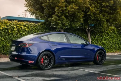 VR Forged D03-R Wheel Set Tesla Model 3 | Model Y 20x9.0 Matte Black - VRF-D03R-TES3-MBLK