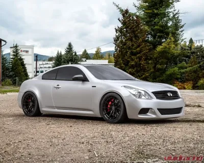 VR Forged D03-R Wheel Set Infiniti G37 19x9.5 19x10.5 Gloss Black - VRF-D03R-G37-GBLK