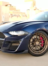 VR Forged D03-R Wheel Set Ford Mustang S550 S650 20x10 20x11 Satin Bronze                                     - VRF-D03R-S550-20-SBZ - Image 11