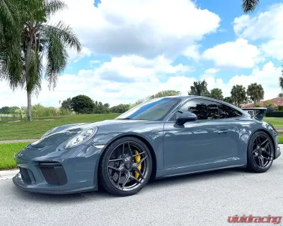 VR Forged D04 Wheel Set Porsche 991 GT3 | Turbo | GTS 20x9.0 20x12 Centerlock Gunmetal - VRF-D04-991GT3-GM