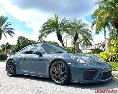 VR Forged D04 Wheel Set Porsche 991 GT3 | Turbo | GTS 20x9.0 20x12 Centerlock Gunmetal - VRF-D04-991GT3-GM
