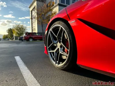 VR Forged D04 Wheel Hyper Black 20x9.0 +32mm 5x112 - VR-D04-2090-32-5112-HBLK