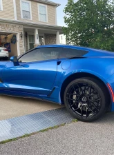 VR Forged D09 Wheel Set Corvette C6 C7 Z06 19x10 20x12.5 Gloss Black                                     - VRF-D09-C7Z06-GBLK - Image 9