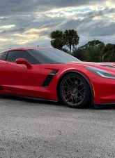 VR Forged D09 Wheel Set Corvette C6 C7 Z06 19x10 20x12.5 Gloss Black                                     - VRF-D09-C7Z06-GBLK - Image 16
