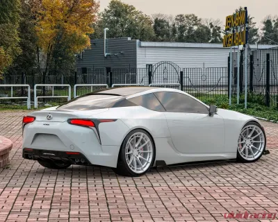 VR Forged D03-R Wheel Set Lexus LC500 20x9.5 20x11 Brushed - VRF-D03R-LC500-BRS