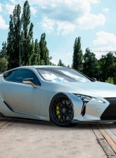 VR Forged D03-R Wheel Set Lexus LC500 20x9.5 20x11 Matte Black                                     - VRF-D03R-LC500-MBLK - Image 4