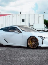 VR Forged D03-R Wheel Set Lexus LC500 20x9.5 20x11 Satin Bronze                                     - VRF-D03R-LC500-SBZ - Image 4