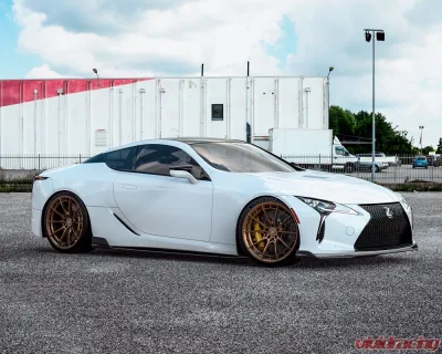 VR Forged D03-R Wheel Set Lexus LC500 20x9.5 20x11 Satin Bronze - VRF-D03R-LC500-SBZ