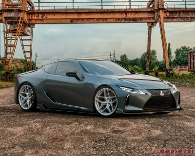 VR Forged D04 Wheel Set Lexus LC500 20x9.5 20x11 Brushed - VRF-D04-LC500-BRS