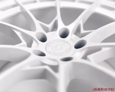 VR Forged D03-R Wheel Set Tesla Model S Plaid 21x9.5 21x10.5 Gloss White - VRF-D03R-TESPD-GWHT